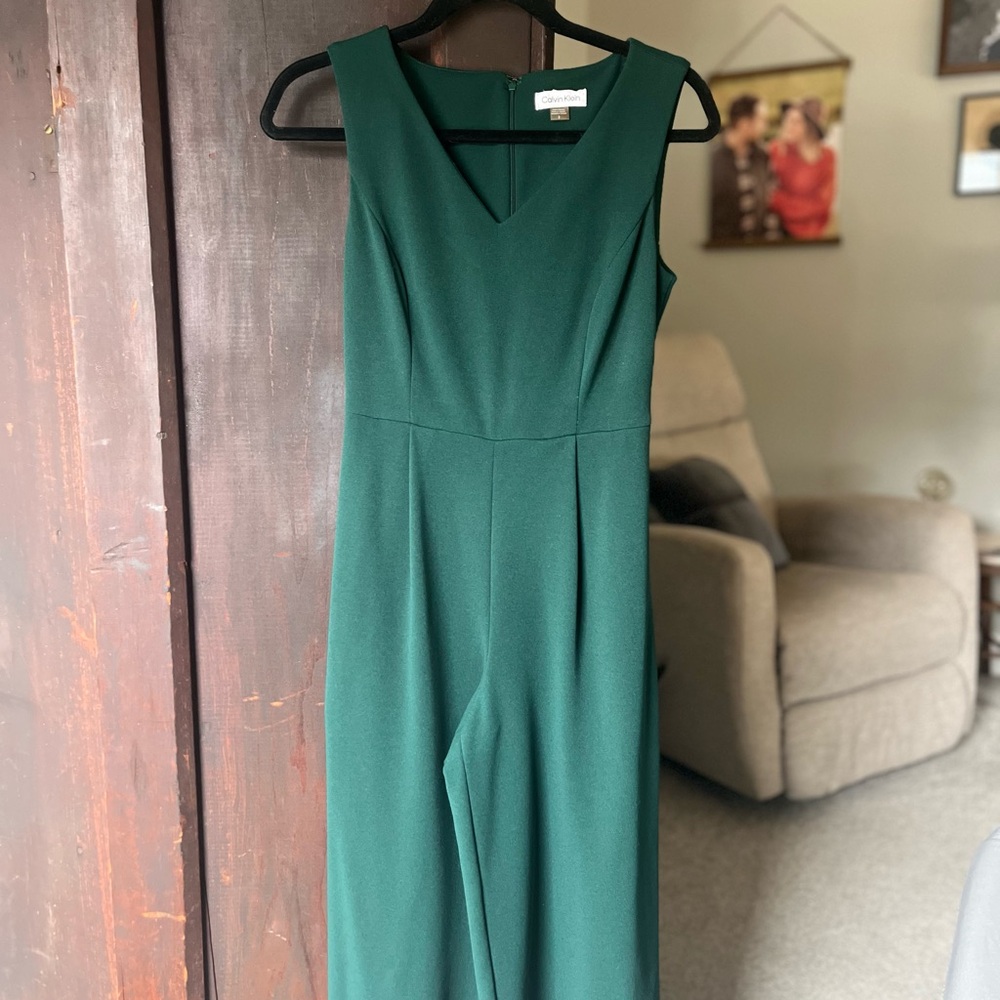 Calvin Klein Forest Green Jumpsuit